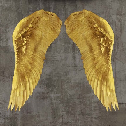 Framed Angel Wings I Print