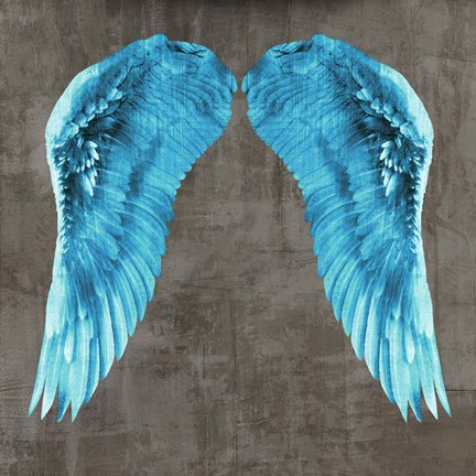 Framed Angel Wings V Print