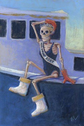 Framed Miss Shrimp Boat Print