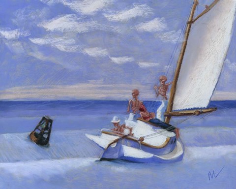 Framed Ground Skel Print