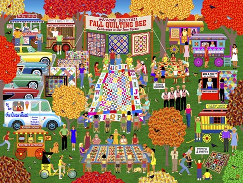 Framed Quilting In The Square Print