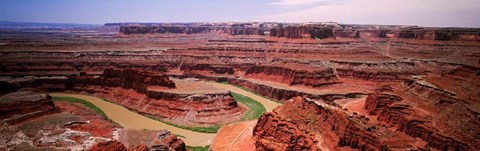 Framed Rock Formations on a Landscape, Canyonlands National Park, Colorado River, Utah Print