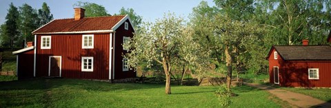 Framed Sweden House Print