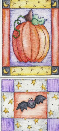 Framed Holloween Window Print