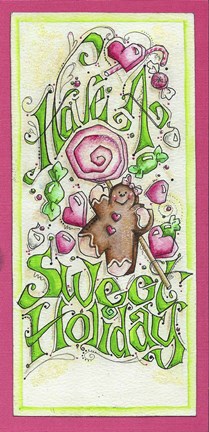 Framed Sweet Holidays Print