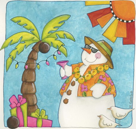 Framed Hawaiian Holiday Print