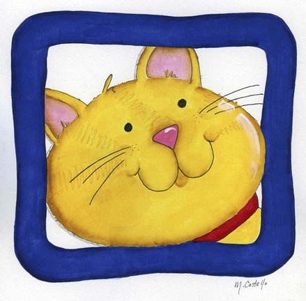 Framed Favorite Pets Kitty Print