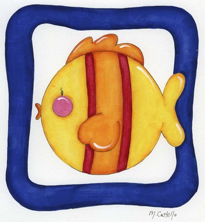 Framed Favorite Pets Fishy Print