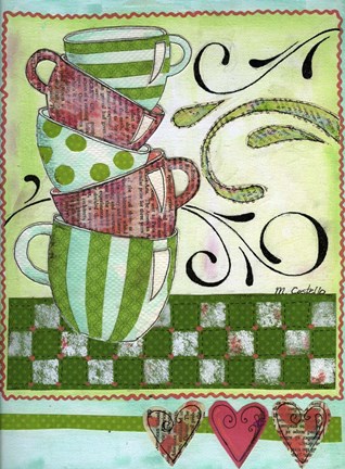 Framed Coffee  Time Print