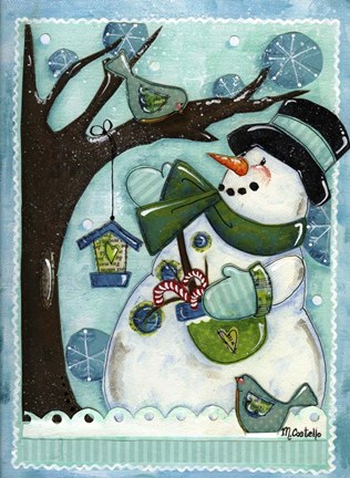 Framed 3Friendly Greeting Print