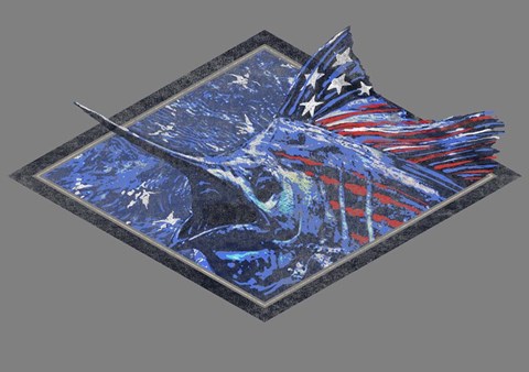 Framed Swordfish Print