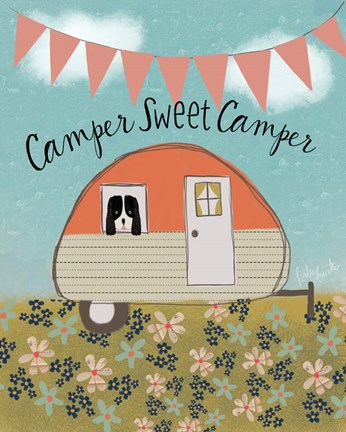 Framed Sweet Camper Print