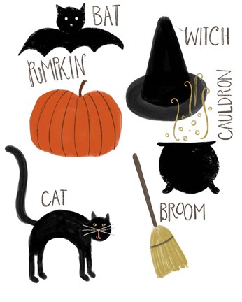 Framed Halloween Print