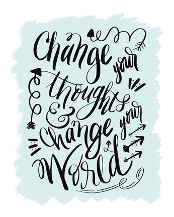 Framed Change Your World Print