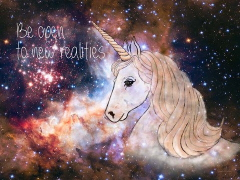 Framed Be Open to New Realities Print