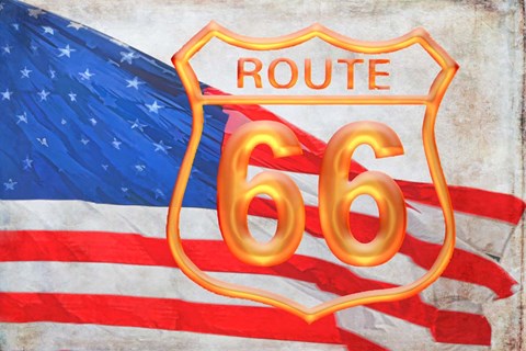 Framed Route 66 Print