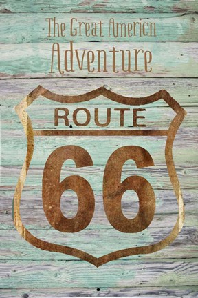 Framed Great American Adventure Print