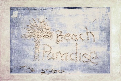 Framed Beach Paradise Print