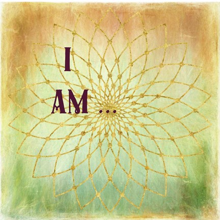 Framed I Am Print