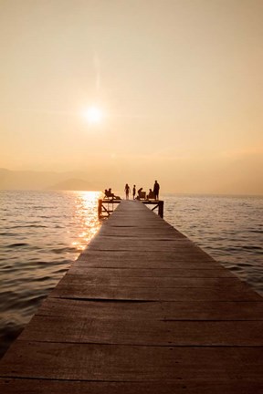 Framed Summer at the Lake II Print