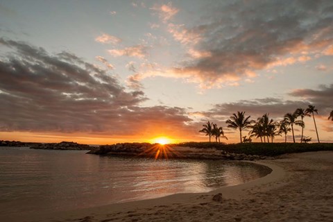 Framed Sunset Cove Print