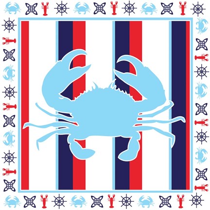 Framed Ahoy XV Print