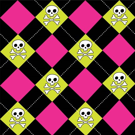 Framed Angst Magenta IV Print