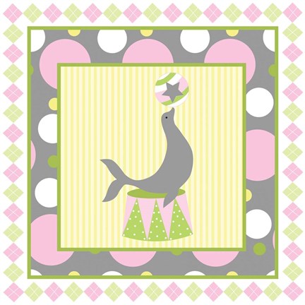 Framed Baby Big Top VI Pink Print