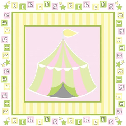 Framed Baby Big Top X Pink Print