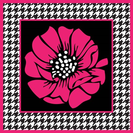Framed Bold Pink Flower XI Print