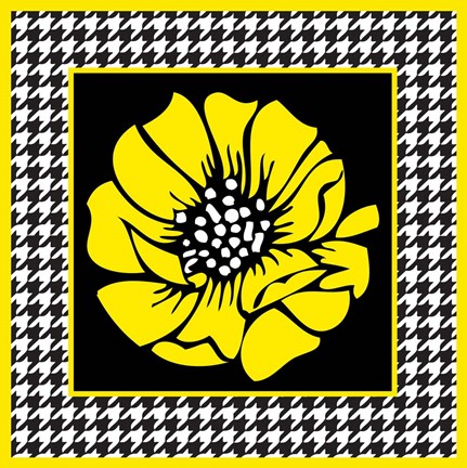 Framed Bold Yellow Flower XI Print