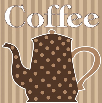 Framed Cafe Au Lait Cocoa Latte V Print