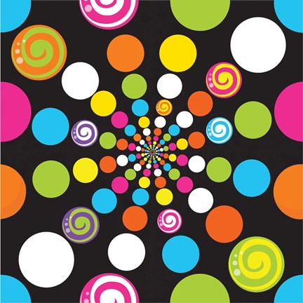 Framed Candy Craze III Print