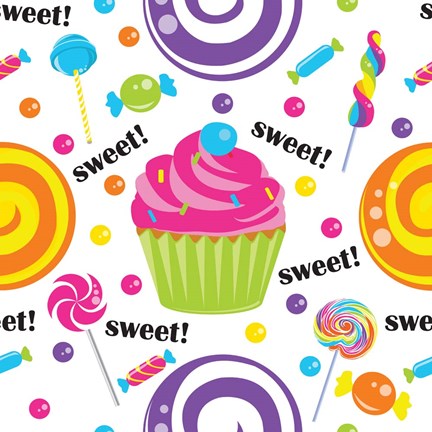 Framed Candy Craze VI Print