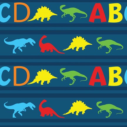 Framed Dinopolooza III Print