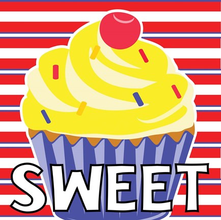 Framed Sweet Shoppe VII Print