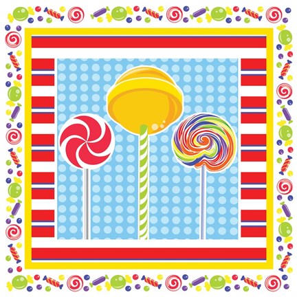 Framed Sweet Shoppe XII Print