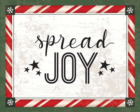 Framed Words Christmas III Print