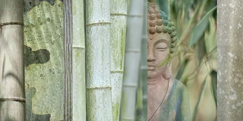 Framed Buddha Bamboo Print