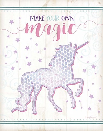 Framed Magic Unicorn Print