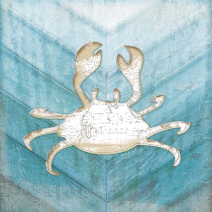 Framed Coastal Crab Print