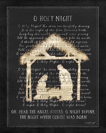 Framed O Holy Night I Print