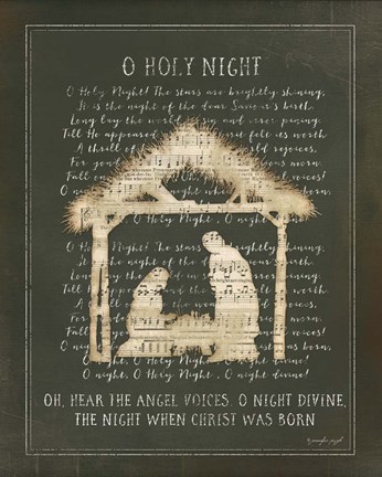 Framed O Holy Night II Print