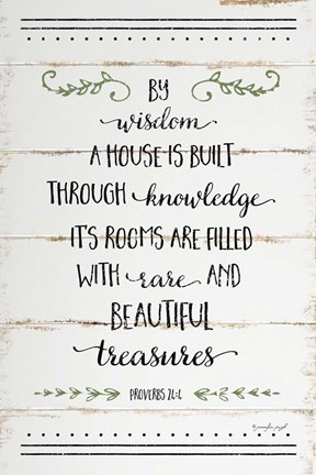 Framed By Wisdom II Print