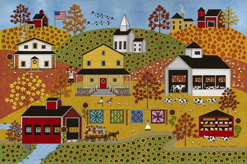 Framed Autumn Adventure Print