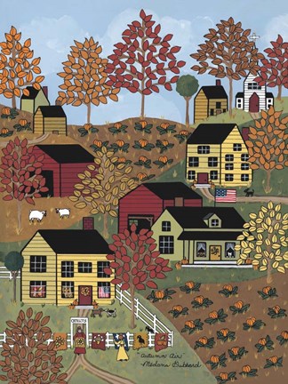 Framed Autumn Air Print