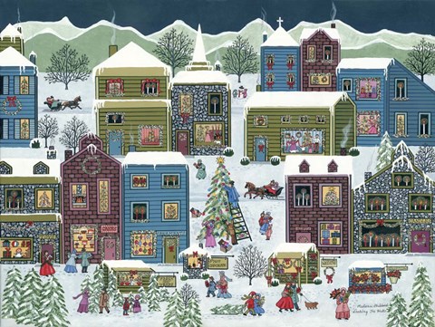 Framed Decking The Halls Print