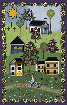 Framed Happy Easter Print