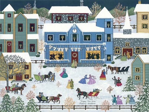 Framed Happy New Year 2 Print