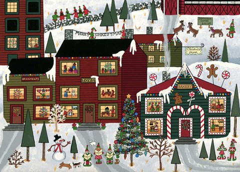 Framed North Pole Print